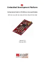 Preview for 1 page of RS EDP-CM-1113 Getting Started Manual