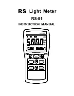 RS RS-01 Instruction Manual preview