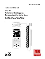 RS RS-1365 Instruction Manual preview