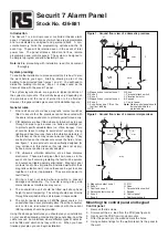 Preview for 1 page of RS Securit 7 Manual