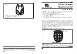 Preview for 1 page of RS UTS-3 Instruction Leaflet