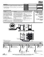 Preview for 1 page of RSA Lighting 12V AR70 Specifications