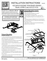 RSA Lighting AC5101-5103 Installation Instructions preview