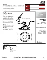 Preview for 1 page of RSA Lighting ACCURUS TRIM ACT1985 Specification Sheet