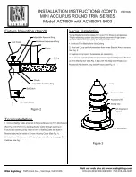 Preview for 2 page of RSA Lighting ACM5001 Installation Instructions