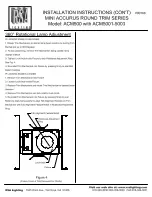 Preview for 3 page of RSA Lighting ACM5001 Installation Instructions