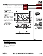 RSA Lighting C900 Specification Sheet preview