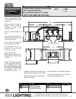 Preview for 1 page of RSA Lighting Combo Mini CM3B Specification