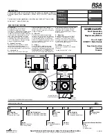 RSA Lighting COMBOLIGHT CDMR111 Specifications preview