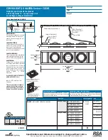 RSA Lighting Combolight Galleria CGSHI Specifications preview