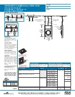 RSA Lighting Combolight Galleria Series CGSVI - CGCVI Specifications preview