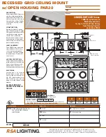 Preview for 1 page of RSA Lighting Combolight GR320 Specifications