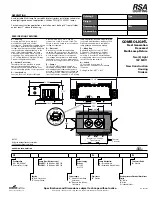 RSA Lighting Combolight MR11 Specifications preview