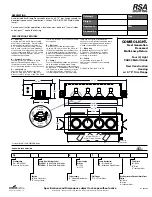 Preview for 1 page of RSA Lighting COMBOLIGHT Recessed Multi-Lamp Fixture Specifications