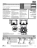 Preview for 1 page of RSA Lighting Combolight T4 G8.5 Specifications