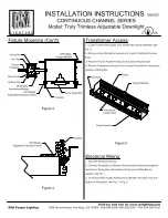 Preview for 2 page of RSA Lighting Continuous Channel V90163 Installation Instructions