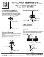 Предварительный просмотр 1 страницы RSA Lighting Hanging System Installation Instructions