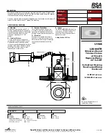 Preview for 1 page of RSA Lighting LYNX LX3004TR Specification Sheet