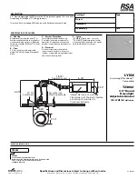 Preview for 1 page of RSA Lighting LYNX TZ3002 Specification