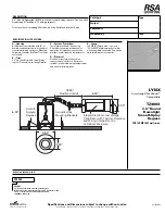 Предварительный просмотр 1 страницы RSA Lighting LYNX TZ3003 Specification