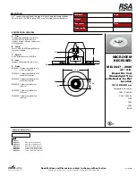 Предварительный просмотр 1 страницы RSA Lighting Microgem MLV2037 Specification