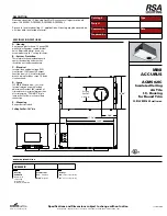 RSA Lighting MINI ACCURUS ACM502IC Specification Sheet preview