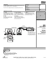 Предварительный просмотр 1 страницы RSA Lighting MINI
ACCURUS TZ5102 Specification