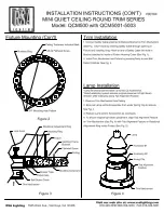 Preview for 2 page of RSA Lighting QCM5001-5003 Installation Instructions