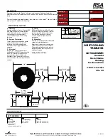 Предварительный просмотр 1 страницы RSA Lighting QCT904RMMH Specification