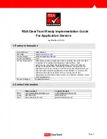 RSA Security SILVERSTREAM 3.75 User Manual preview