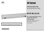 RSF Elektronik MS 25 BA Mounting Instructions предпросмотр