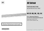 RSF Elektronik MS 25 BK Mounting Instructions предпросмотр