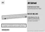 RSF Elektronik MS 25 MA Mounting Instructions предпросмотр