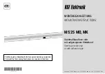 RSF Elektronik MS 25 MK Mounting Instructions предпросмотр