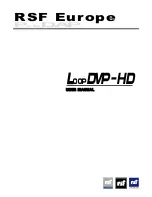 RSF Europe LoopDVP-HD User Manual preview