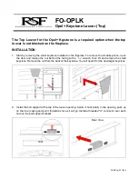 RSF Woodburning Fireplaces FO-OPLK Quick Start Manual preview