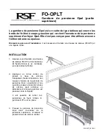 Preview for 2 page of RSF Woodburning Fireplaces FO-OPLT Quick Start Manual