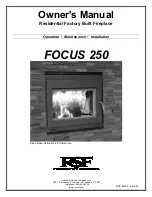 Предварительный просмотр 1 страницы RSF Woodburning Fireplaces FOCUS 250 Owner'S Manual