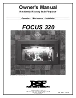 RSF Woodburning Fireplaces FOCUS 320 Owner'S Manual preview