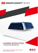 Предварительный просмотр 1 страницы RSi Smartcanopy EVO Assembly Instructions Manual