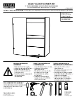 Preview for 1 page of RSI Estate CLCRK27SW Assembly/Installation Instructions