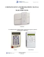 Preview for 1 page of RSI XL600 Complete Setup And Programming Manual