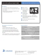 Preview for 2 page of RSIalarm videofied SE 650 Installation Instructions