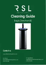 Preview for 1 page of RSL Bag & Overstrom B5 Cleaning Manual