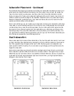 Preview for 10 page of RSL Speedwoofer 10S Owner'S Manual