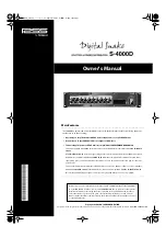 RSS Digital Snake S-4000D Owner'S Manual предпросмотр