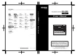 RSS M-400 Owner'S Manual preview