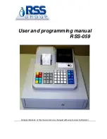 RSS RSS-059 User And Programming Manual предпросмотр