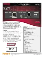 RSS S-OPT Brochure preview