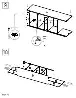 Предварительный просмотр 11 страницы rst brands ASTER SL-CAB-3 Assembly Instructions Manual